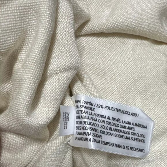 Women's Long Sleeve Knit Top - Knox Rose | Color Cream | US sz. XS - Picture 3 of 4